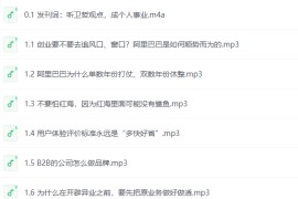 卫哲-课程4：【初橙资本】百亿CEO密谈录：与卫哲面对面做企业诊疗（76节，音频）