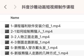 抖音沙雕动画短视频制作课程