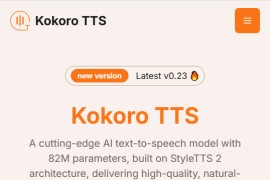 Kokoro TTS：在线高效的AI文本转语音工具