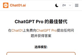 ChatGPT Pro 的最佳替代工具：Chat01