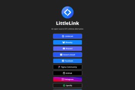 LittleLink：开源轻量级的 DIY Linktree 替代品