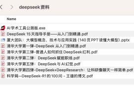 清华大学DeepSeek资料等合集