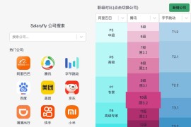 互联网公司职级薪资福利对比平台-Salaryfly