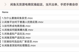 闲鱼无货源电商实操起店，当天出单，手把手教会你