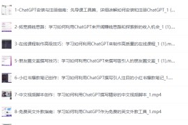 ChatGPT变现大师班，ChatGPT运营变现攻略