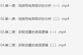 盗坤·视频号微信豆直播打品陪跑营（十三期）