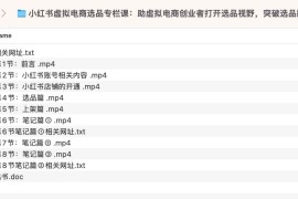 小红书虚拟电商选品专栏课：助虚拟电商创业者打开选品视野，突破选品瓶颈