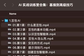 AI 实战训练营合集：基操到高级技巧