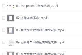 DeepSeek快速入门与实战