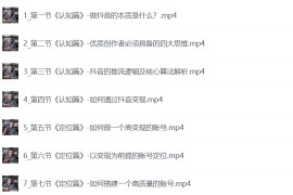 黑马38天短视频实战训练营