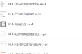 抖店0-1实操落地全方案，从0开始实操运营，可复制可落地的方法论