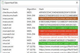 OpenHashTab：Windows文件哈希校验神器 28种算法支持与VirusTotal一键检测