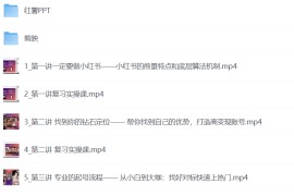 小红书90天涨粉创富陪跑营