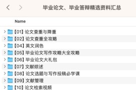 2025毕业论文、毕业答辩精选资料汇总