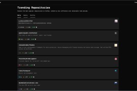Trendingrepos：探索 GitHub 热门项目的新利器 GitHub Trending 功能的替代方案