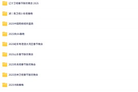 2025各大卫视春晚大合集+央视历年春晚大合集