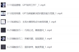 AI实战精英课，chatgptAI实战教程，一起抓住AI风口的机会