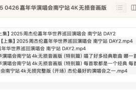 周杰伦2025 0426嘉年华演唱会南宁站4K无损音画版