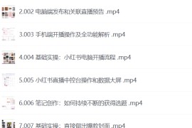 小红书电商直播营带货 + 店铺 + 笔记