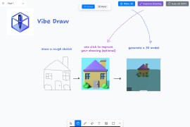 Vibe Draw：智能2D草图转3D模型的创新工具