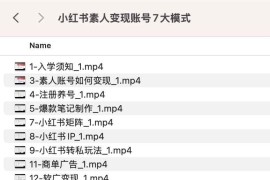 小红书素人变现账号7大模式