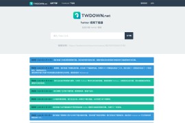 TWDown：最佳免费Twitter视频下载与转MP3在线工具