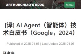 AI Agent（智能体）技术白皮书（Google，2024）中文+英文