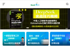 Office办公软件Excel资源技能教程网站-Excel Home