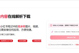 小红书无水印笔记内容一键下载指南 永久保存图片视频与LivePhoto：Xiaohongshu Day