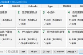 Windows11轻松设置v1.10绿色版 免费系统优化工具